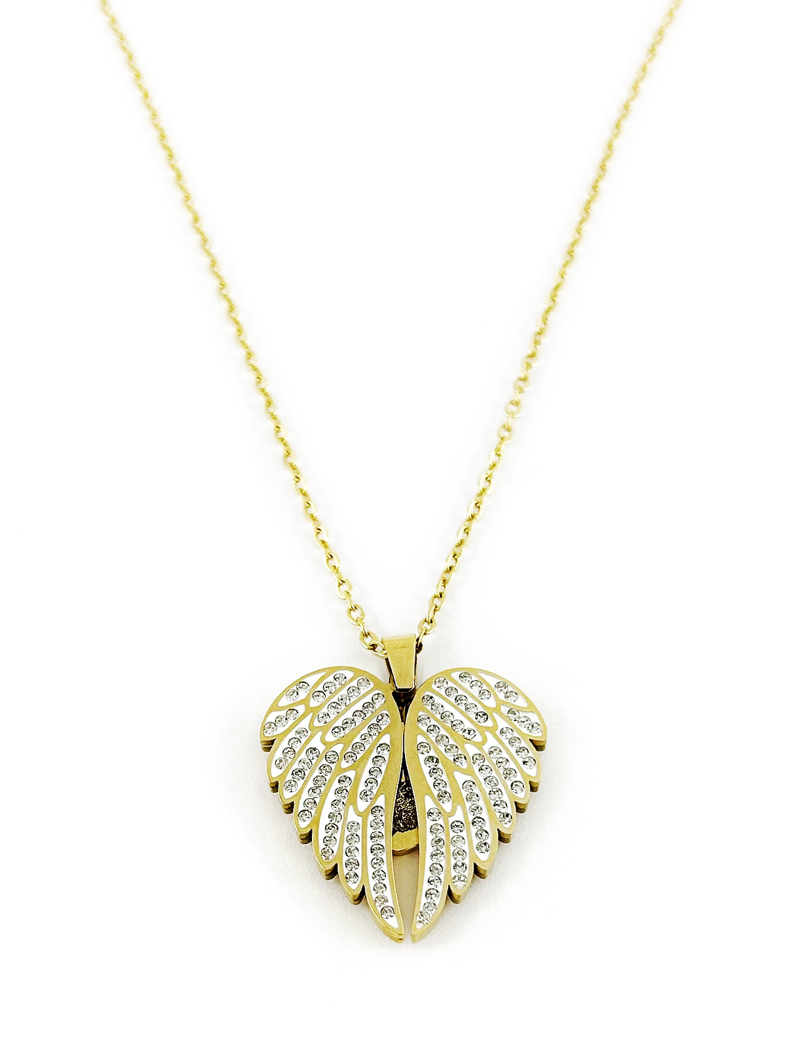 Colar Personalizado Asas c/ Brilhantes 5