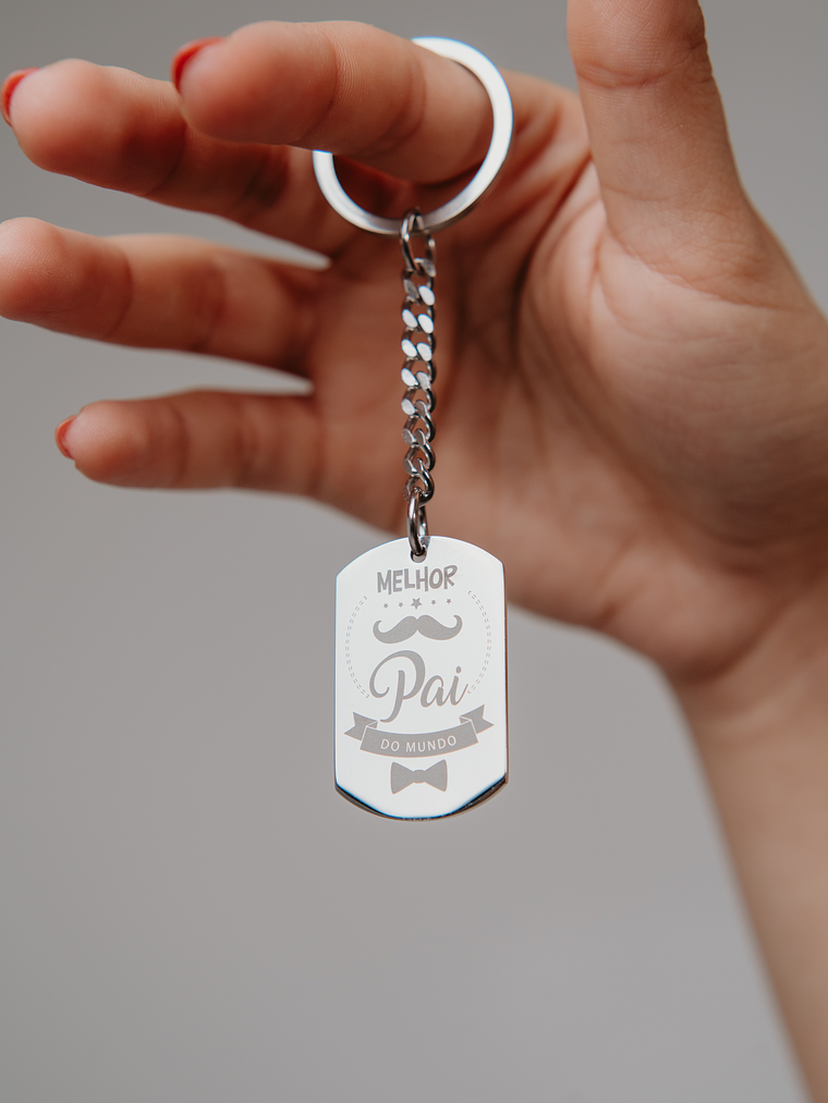 Porta-chaves Oval Fotografia 5