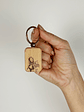 Porta-chaves Quadrado Madeira Personalizado com Fotografia - Thumbnail 4