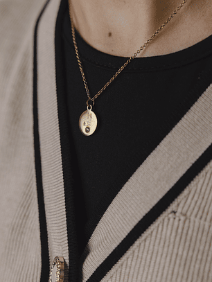 Colar c/ Zircónia Manuscrito