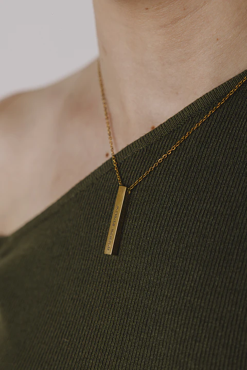 Colar com Coordenadas Personalizado