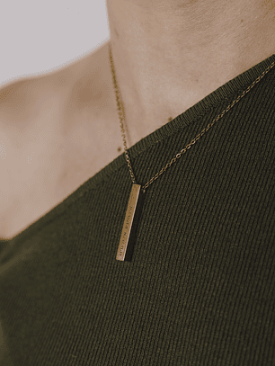 Colar com Coordenadas Personalizado