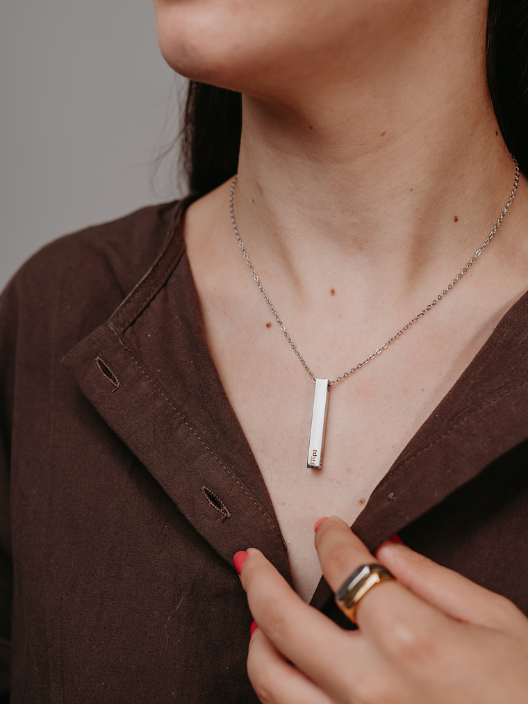 Colar com Nome Personalizado Barra 2