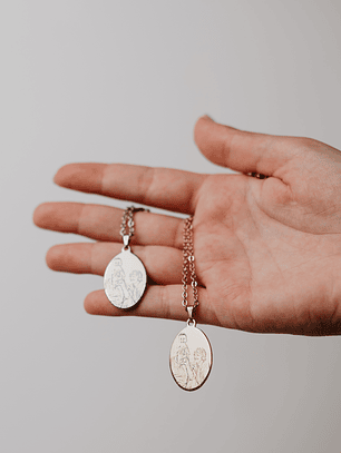 Colar Personalizado Oval c/ Fotografia