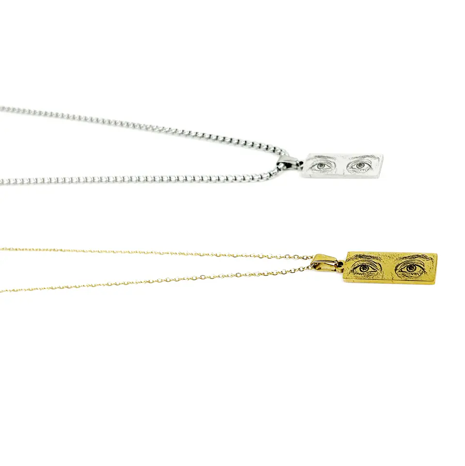 Conjunto Colar Olhar Personalizado 4