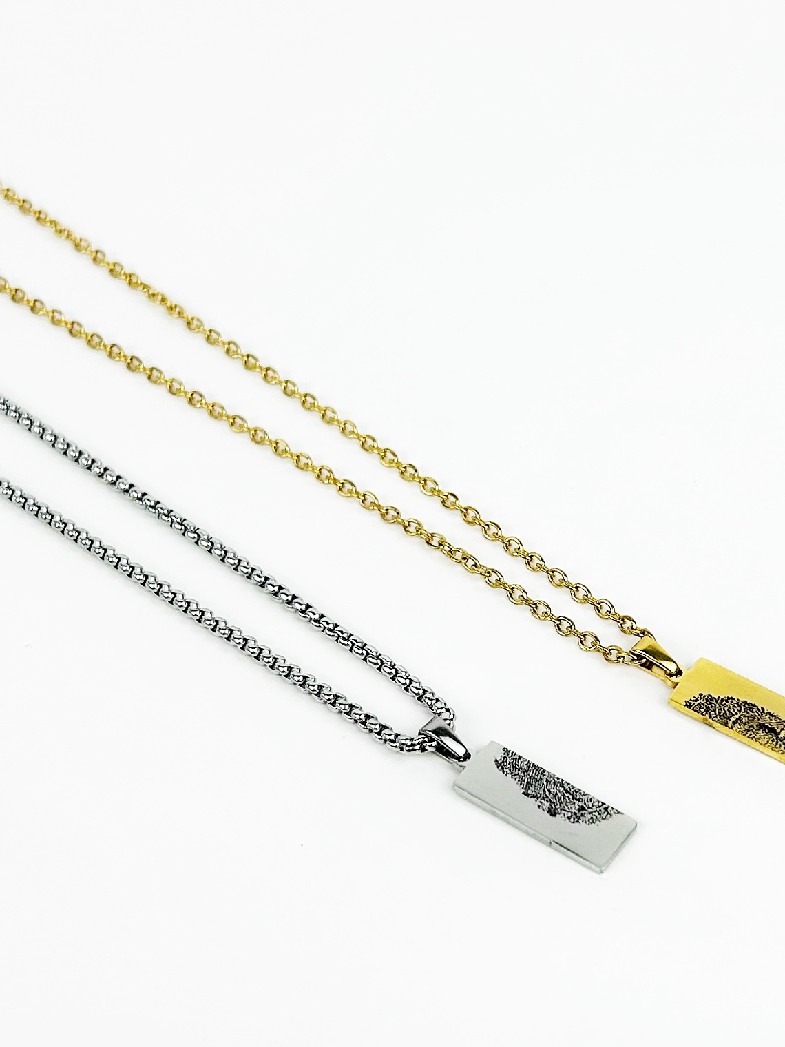 Conjunto Colar Impressão Digital 6