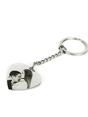 Porta-Chaves Coração c/ Fotografia