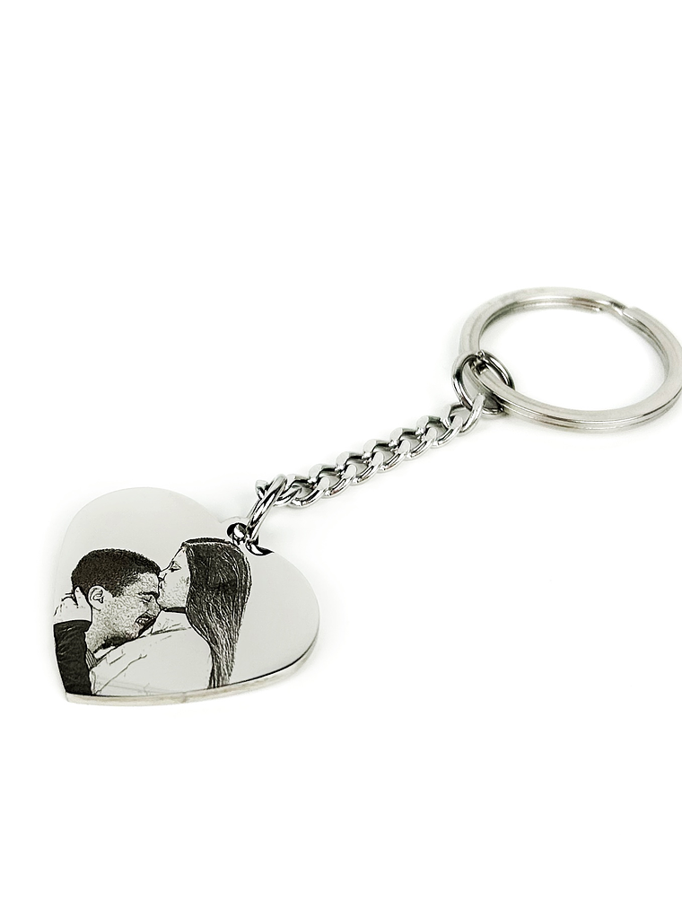 Porta-Chaves Coração c/ Fotografia 1