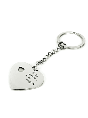 Porta-Chaves Coração Manuscrito