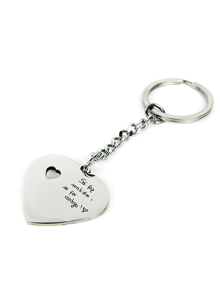 Porta-Chaves Coração Manuscrito 1