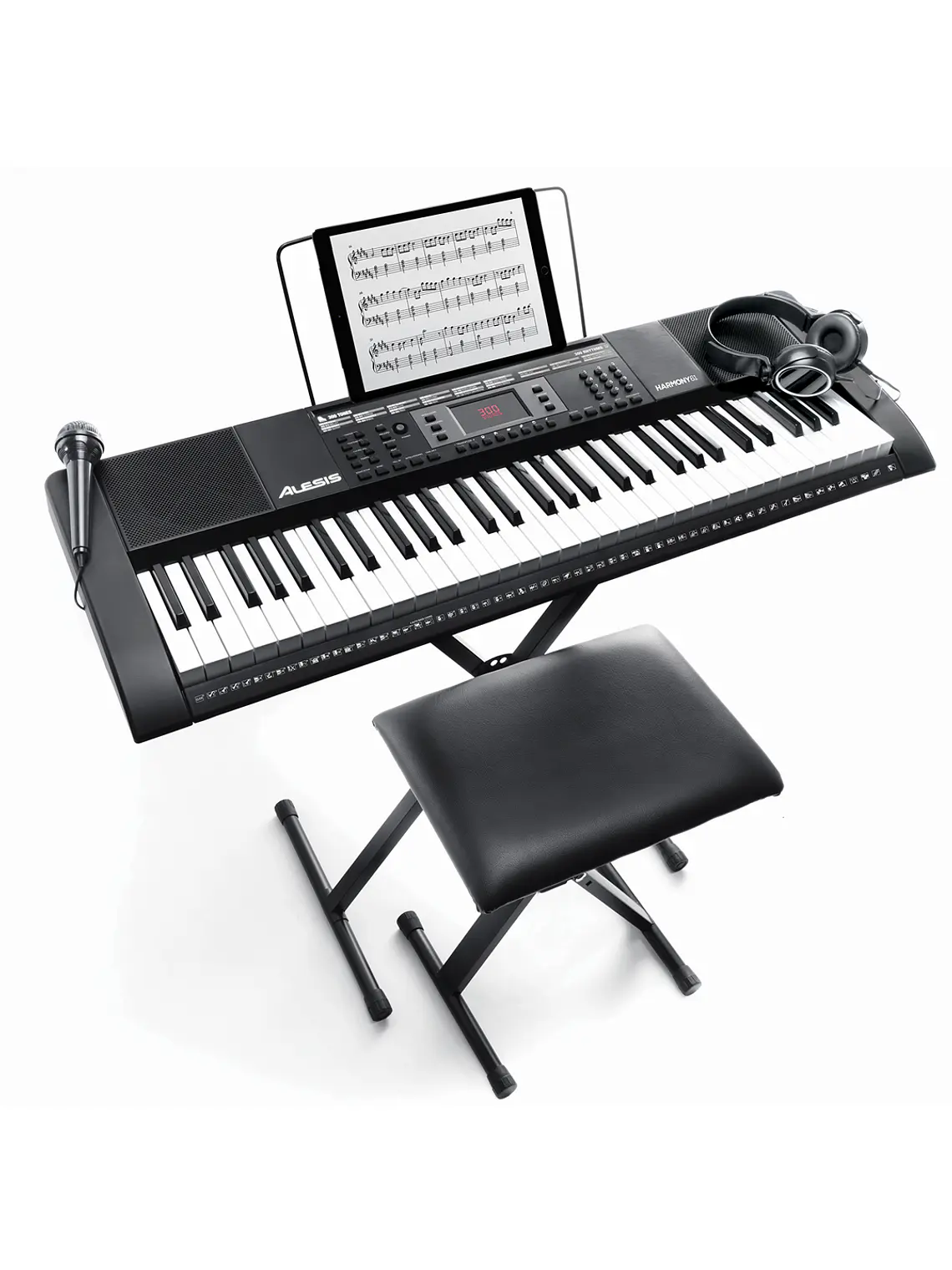 Pack Teclado Harmony 61 Alesis  1