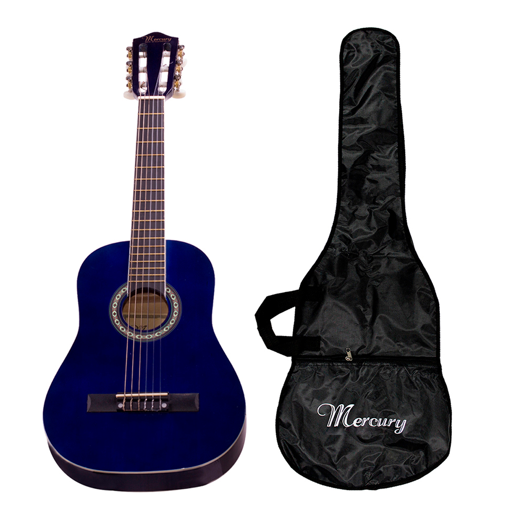 Guitarra Clásica 30 MGN01 Para Niño, Color Azul