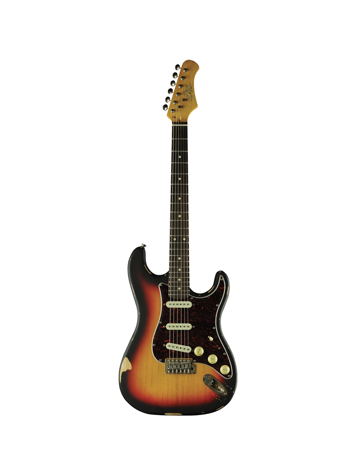 Guitarra Eléctrica S-300 Relic EKO, Sunburst 1