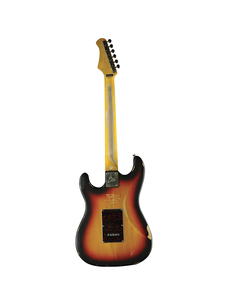 Guitarra Eléctrica S-300 Relic EKO, Sunburst 5