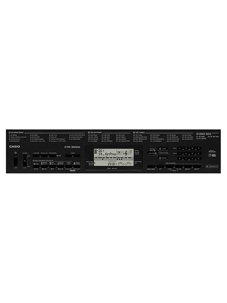 Pack Teclado Casio CTK-3500 + Atril + Funda 6