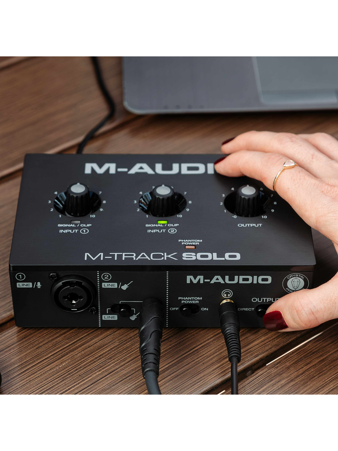 Interfaz de Audio Usb M-Track Solo II M-Audio 5