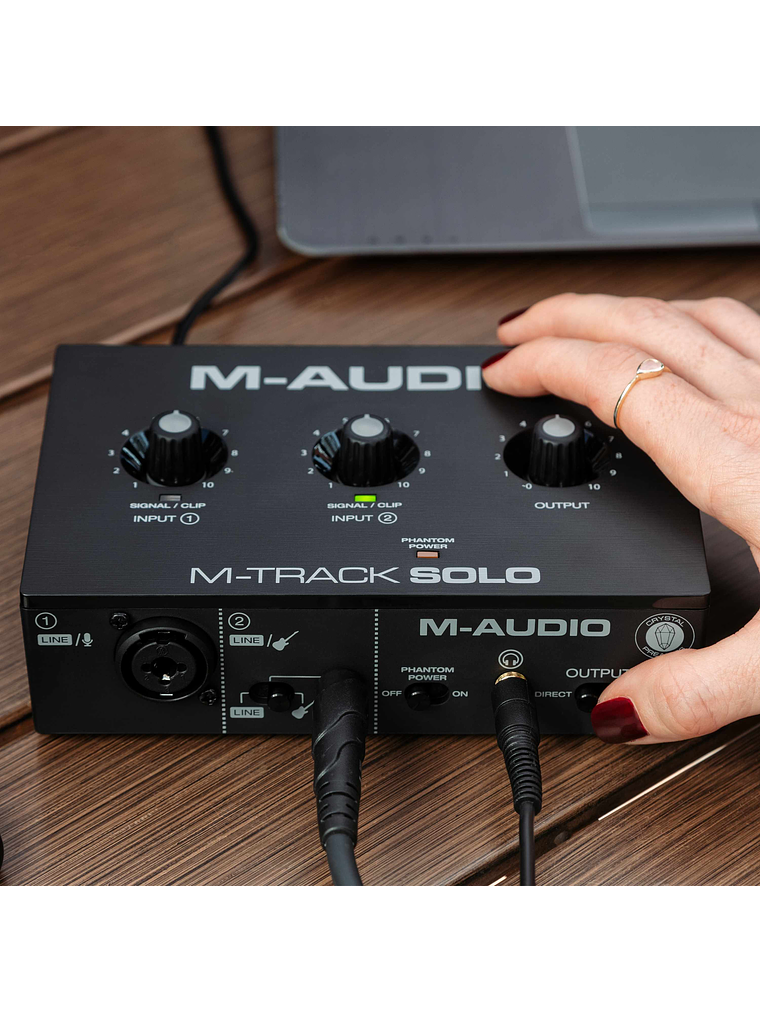 Interfaz de Audio Usb M-Track Solo II M-Audio 5