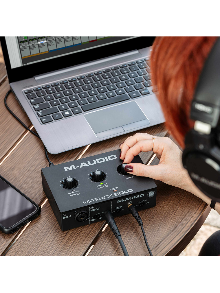 Interfaz de Audio Usb M-Track Solo II M-Audio 6