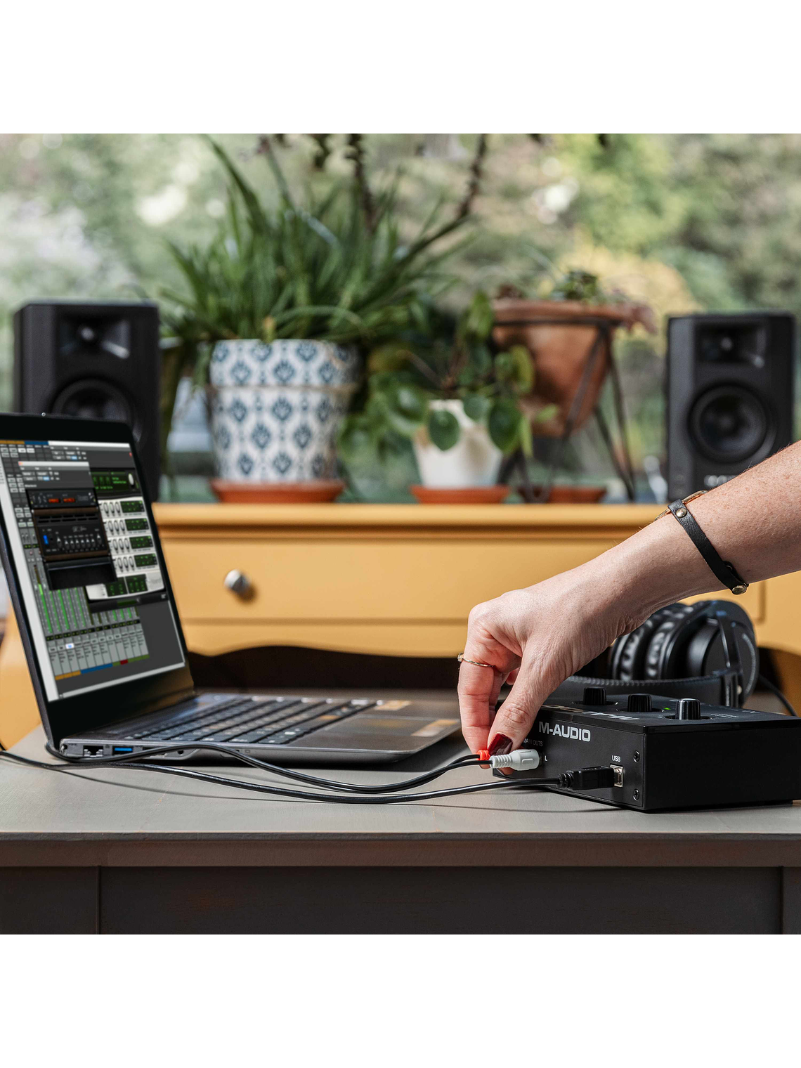 Interfaz de Audio Usb M-Track Solo II M-Audio 7