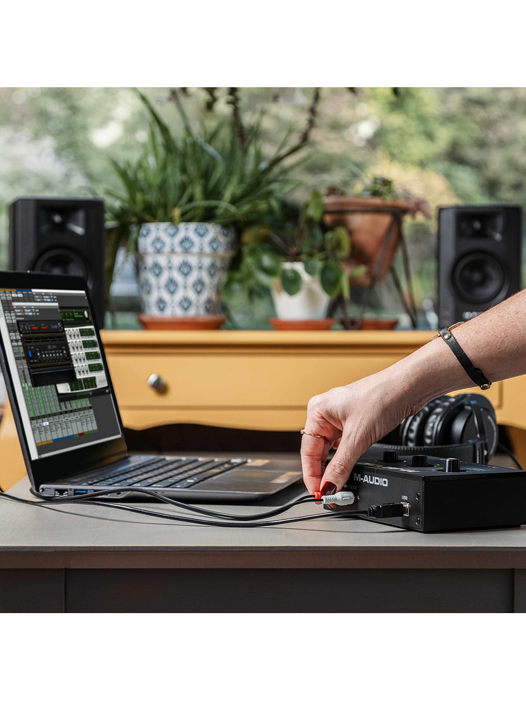 Interfaz de Audio Usb M-Track Solo II M-Audio 7