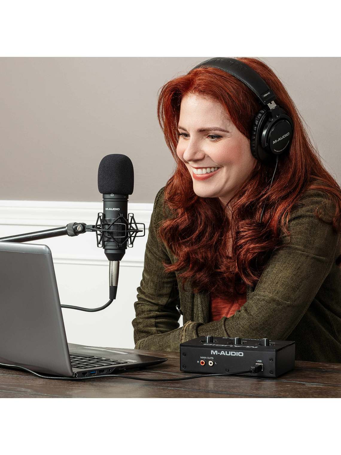 Interfaz de Audio Usb M-Track Solo II M-Audio 10