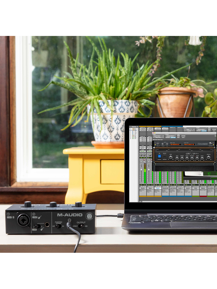 Interfaz de Audio Usb M-Track Solo II M-Audio 13