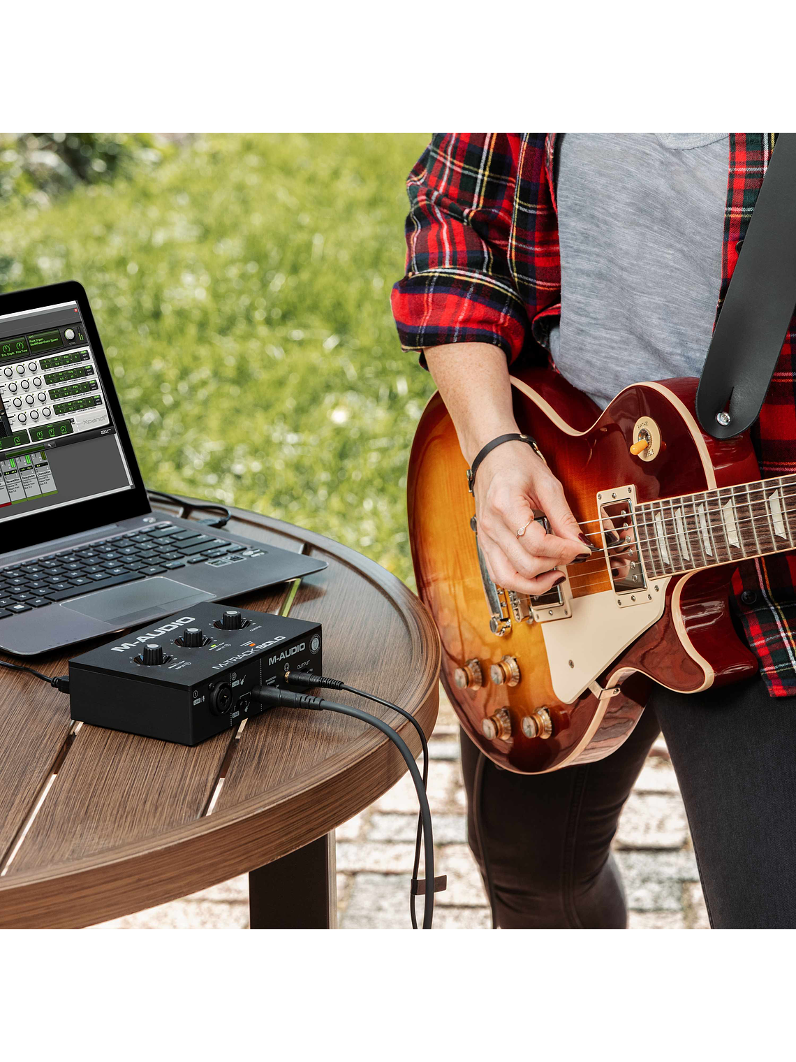 Interfaz de Audio Usb M-Track Solo II M-Audio 14