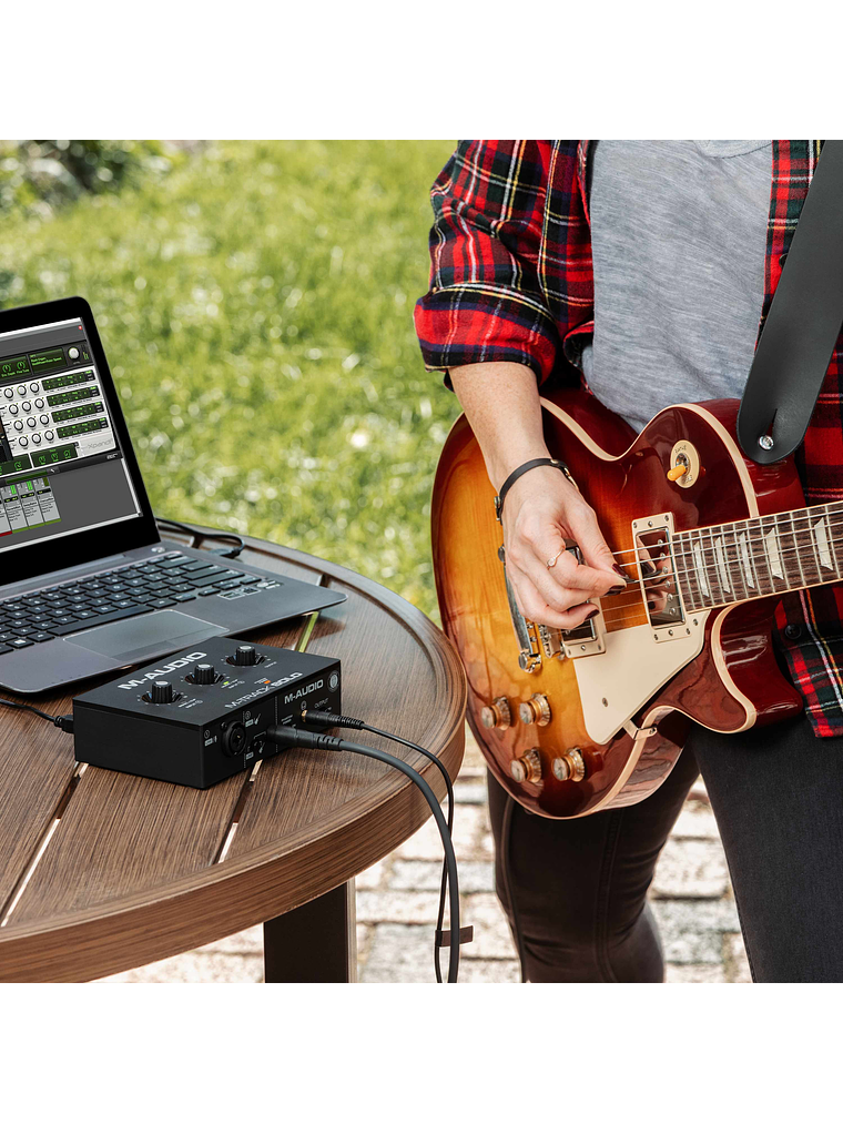 Interfaz de Audio Usb M-Track Solo II M-Audio 14