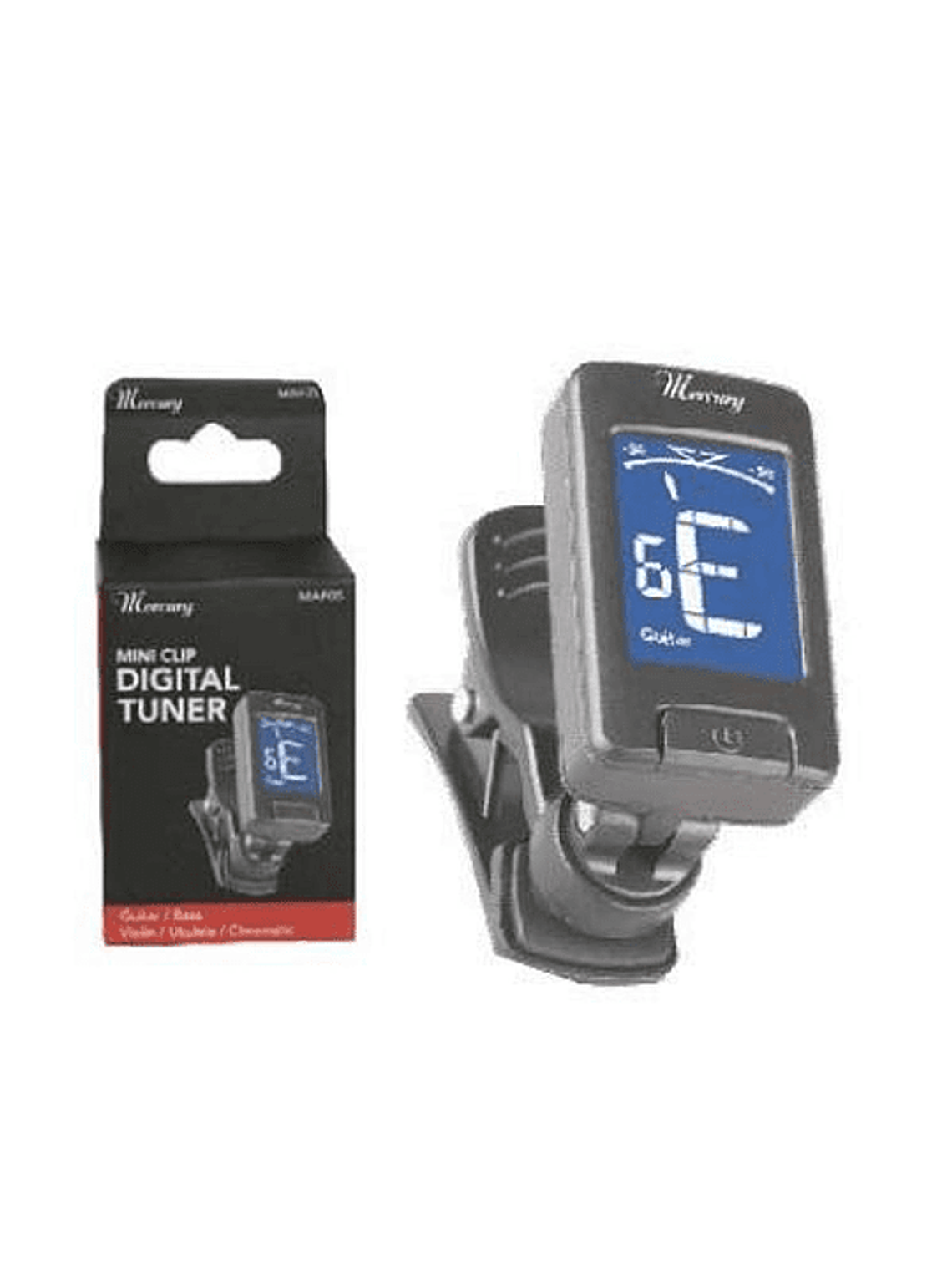  Afinador Mini Clip Para Guitarra, Bajo Violin, Ukelele Mercury 1