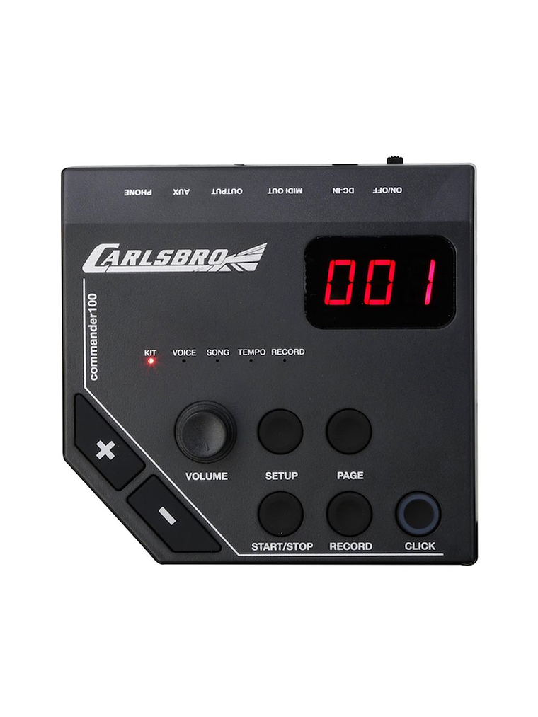 Batería Electrónica CSD-100, 7 piezas CARLSBRO 2