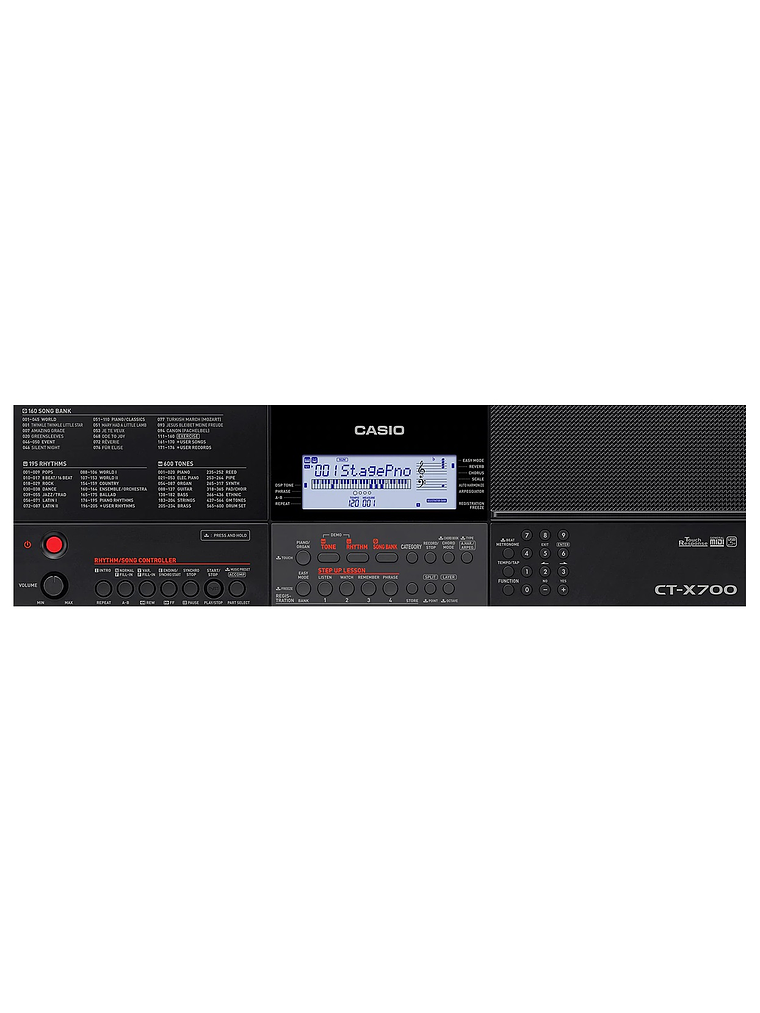 Teclado 61 Teclas CT-X700 Casio + fuente de poder 3