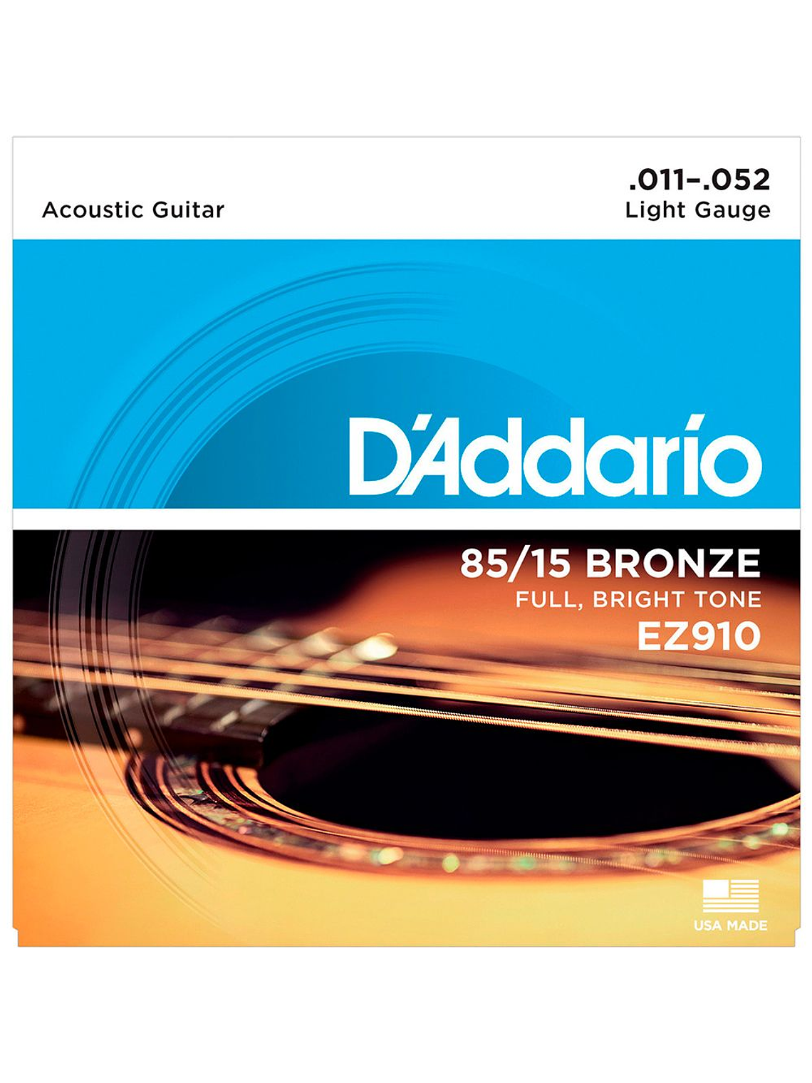 EZ910 Cuerdas Guitarra Clásica 0,11 - 0,52 set 6 cuerdas D'addario 1