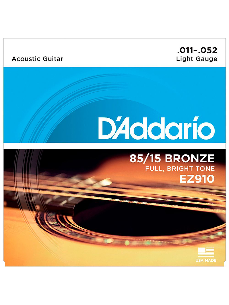 EZ910 Cuerdas Guitarra Clásica 0,11 - 0,52 set 6 cuerdas D'addario 1
