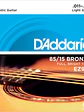 EZ910 Cuerdas Guitarra Acústica .011-.052 set 6 cuerdas D'addario - Miniatura 1