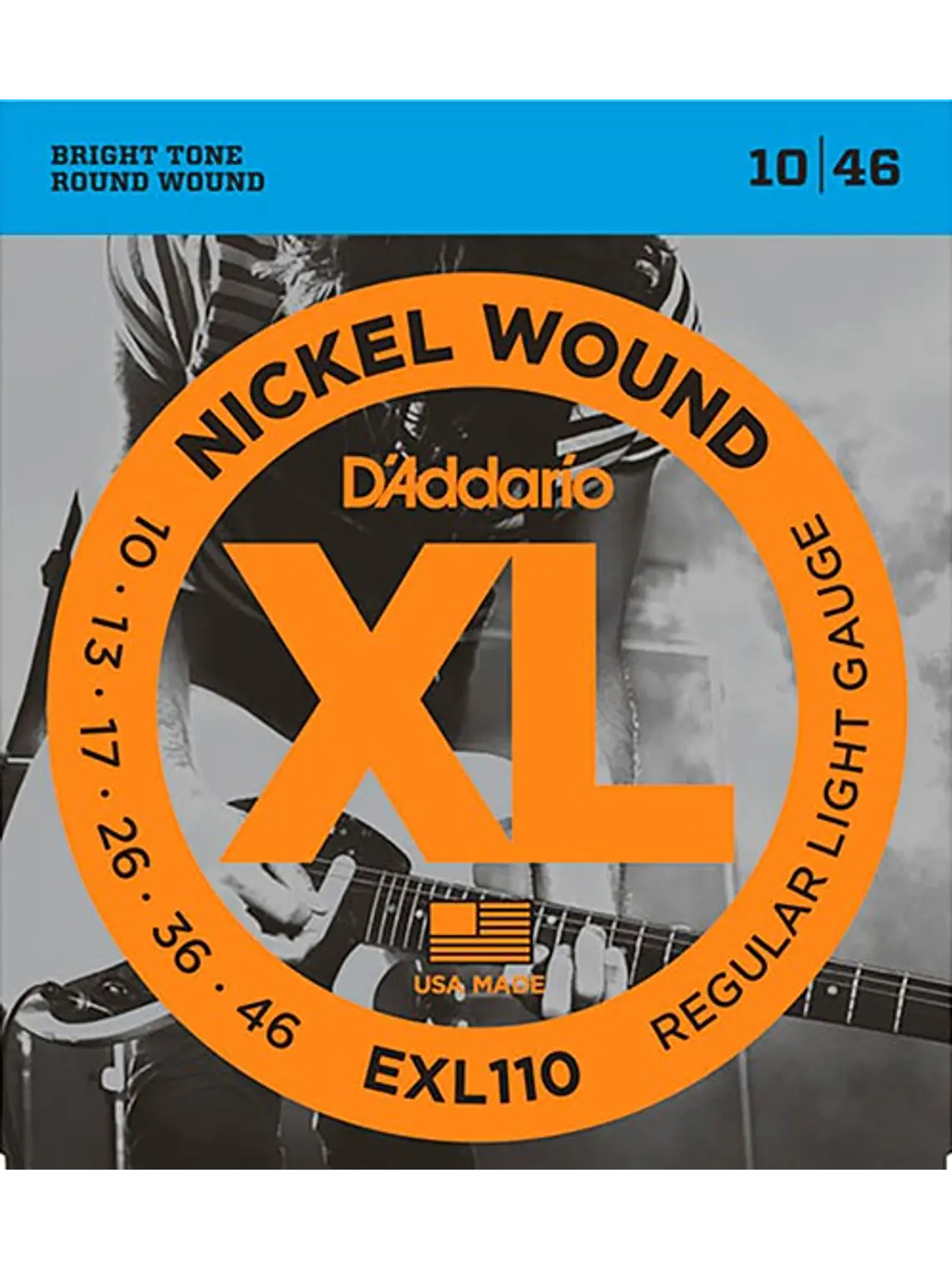 Cuerdas para guitarra eléctrica Daddario EXL110 .010-.046 1