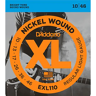 Cuerdas para guitarra eléctrica Daddario EXL110 .010-.046