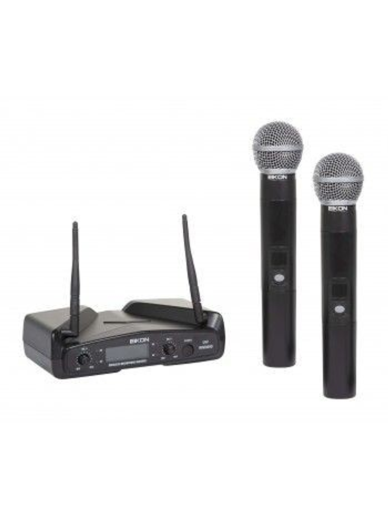 Micrófono Inalámbrico De Mano Doble Wm300dm Caja Mediana EIKON 1