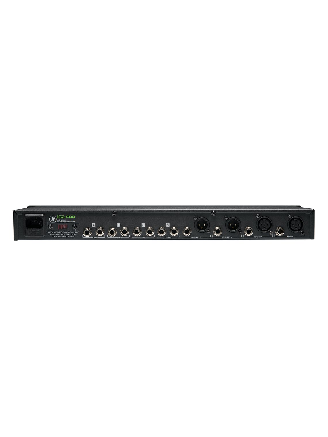 Amplificador de Audífonos 4-Channel HM-400 Mackie 3