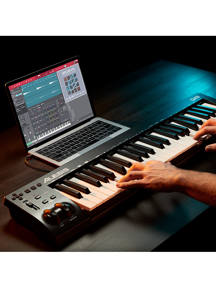 Controlador Midi 49 Teclas Q49 MKII Alesis 4