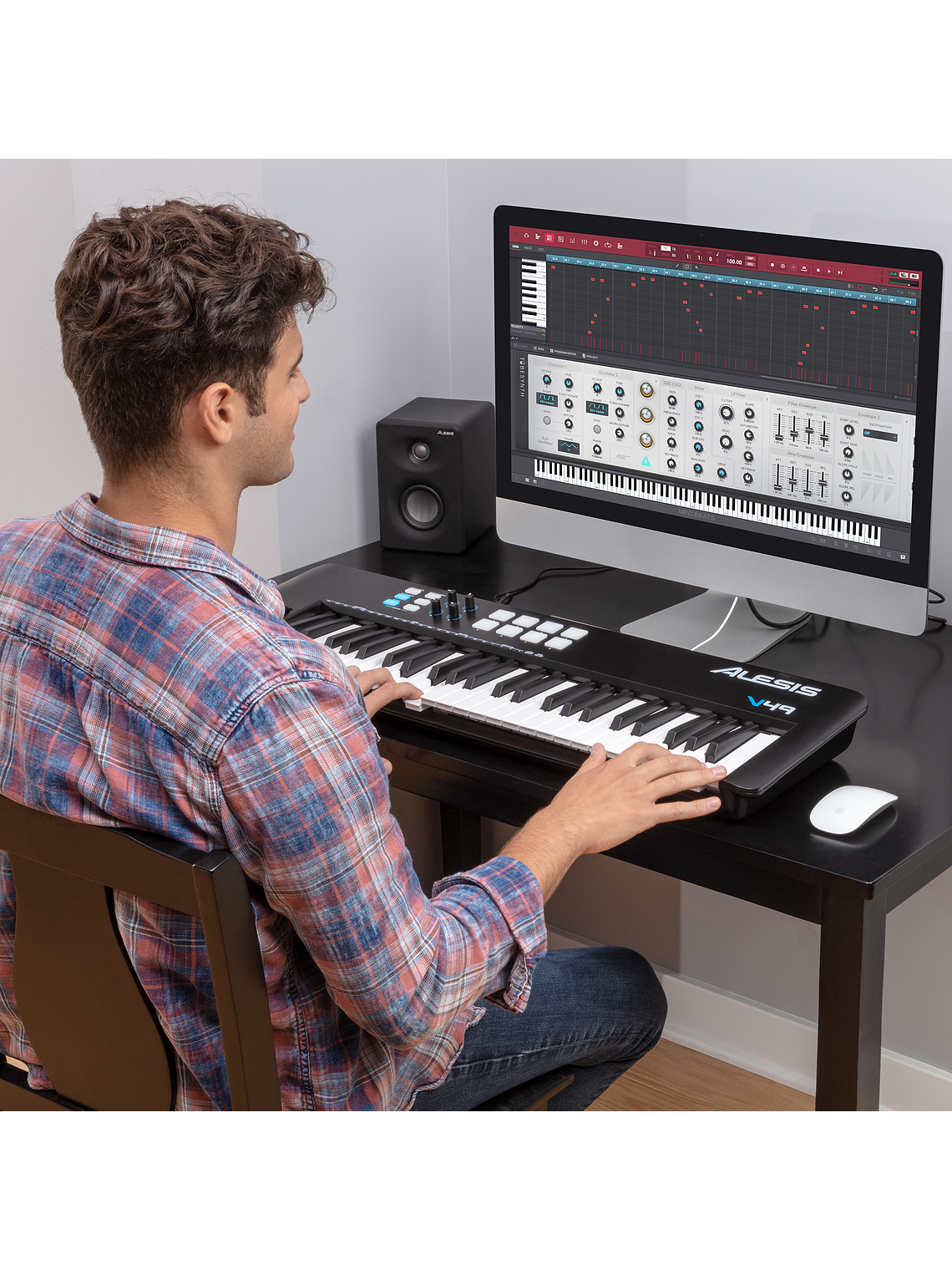 Controlador Midi V49 MKII Alesis 6