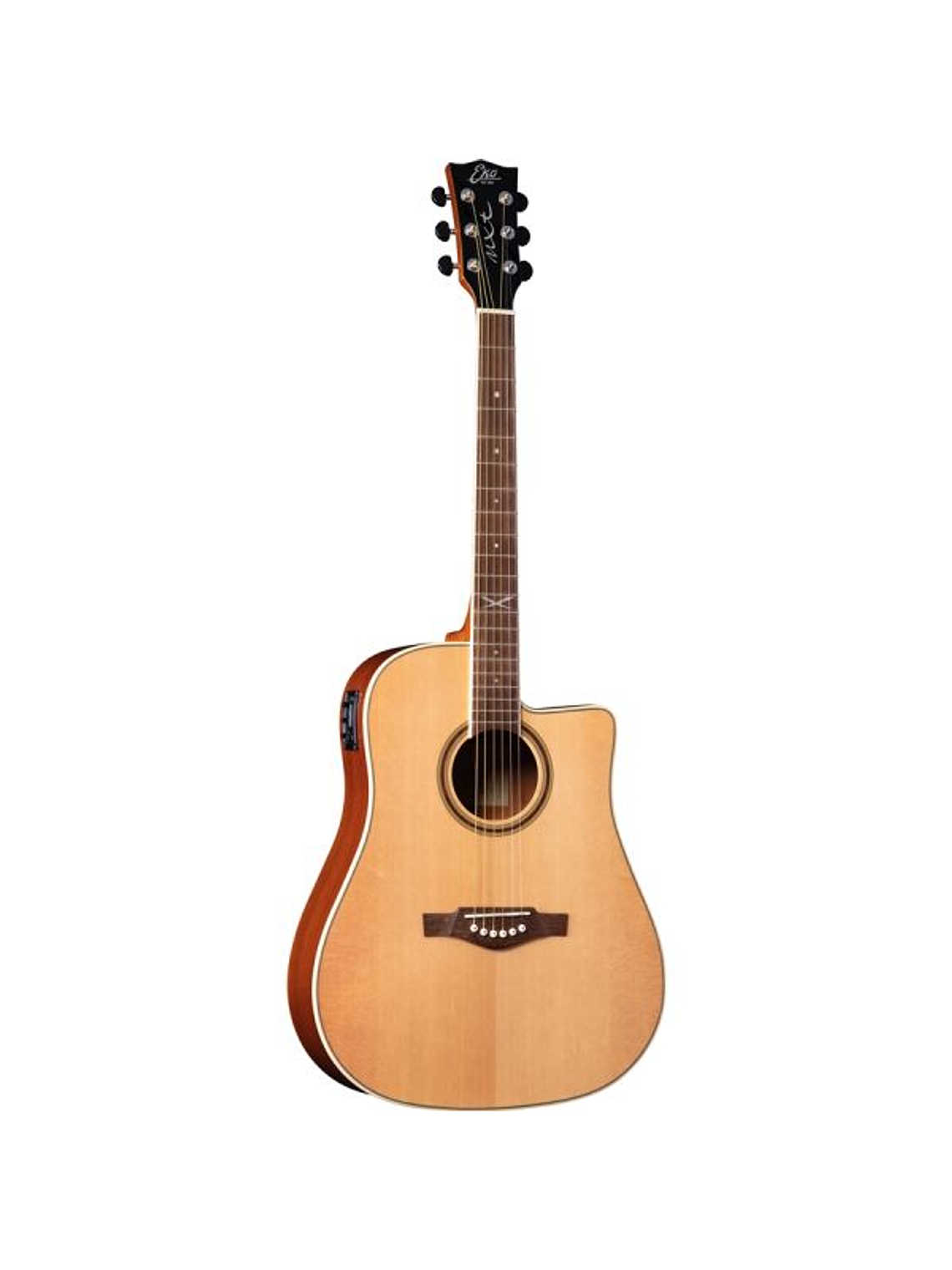 Guitarra Electroacustica EKO  NXT METAL D100CE Natural 5