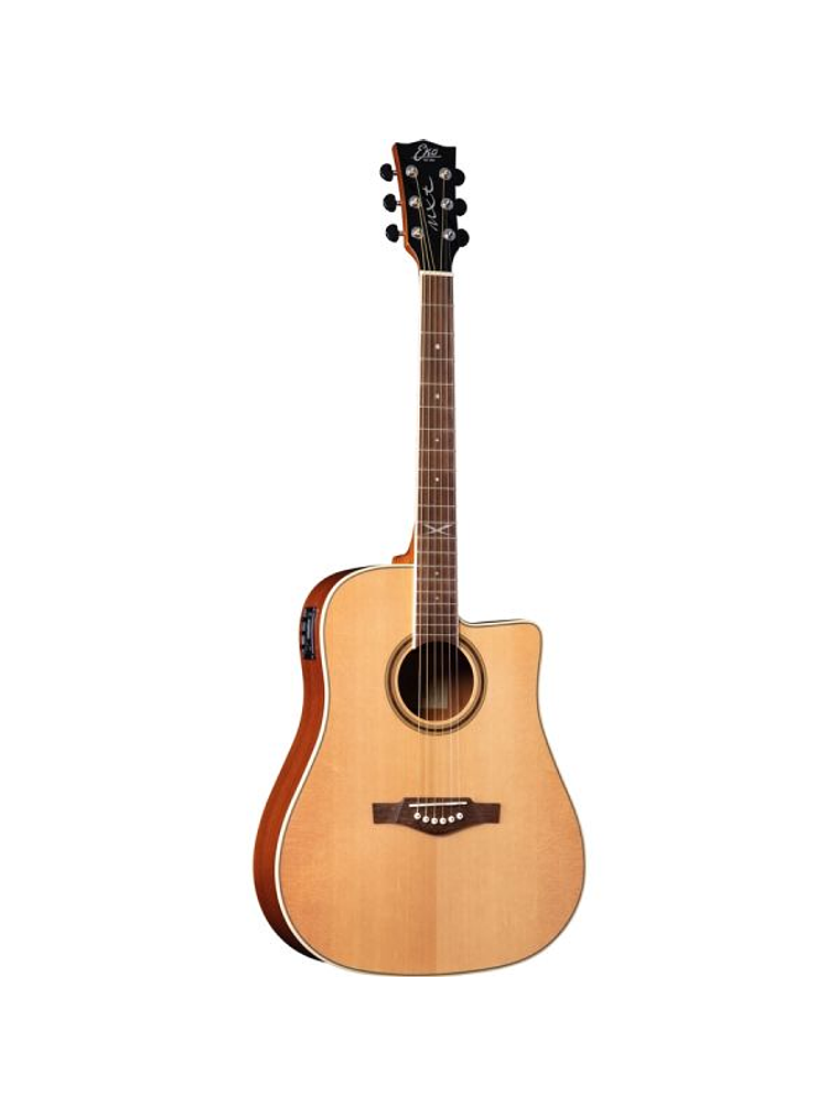 Guitarra Electroacustica EKO  NXT METAL D100CE Natural 5
