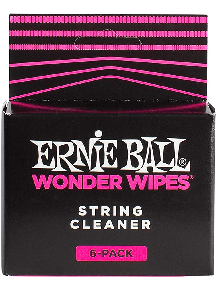 Limpia Cuerdas Wonder Wipes ERNIE BALL, P04277 1