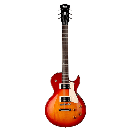 Guitarra Eléctrica Cort CR-100 GT CRS, Sunburst Con Funda