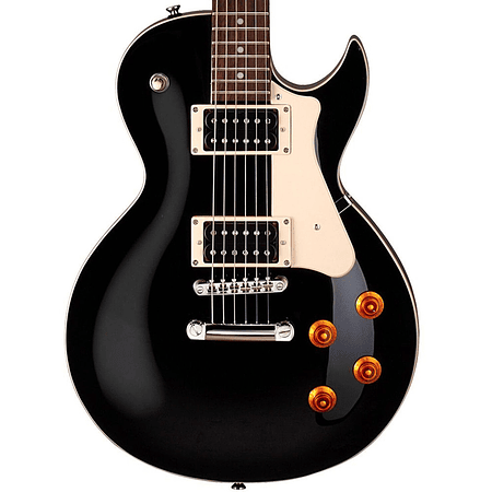 Guitarra Eléctrica Cort CR-100 GT Black, Con Funda