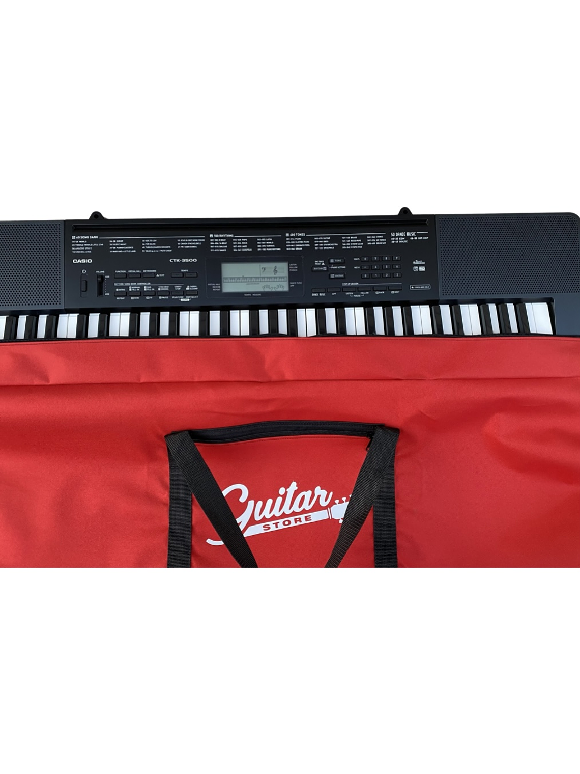 Funda Teclado 61 Teclas Color Rojo Guitarstore 2