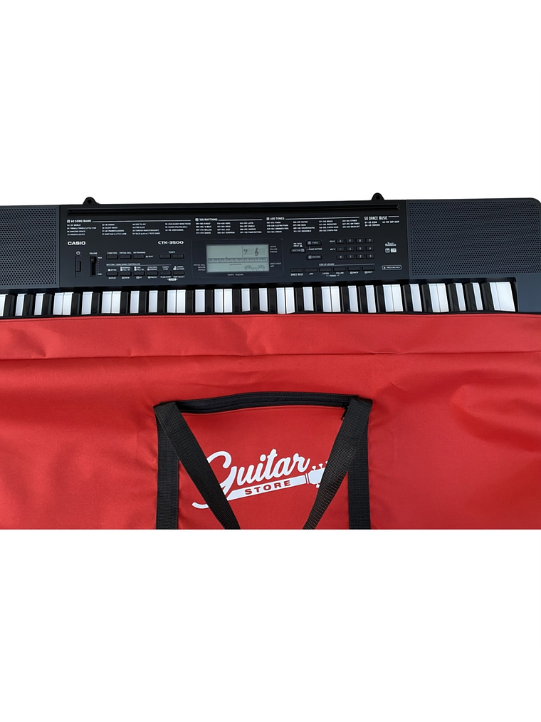 Funda Teclado 61 Teclas Color Rojo Guitarstore 2