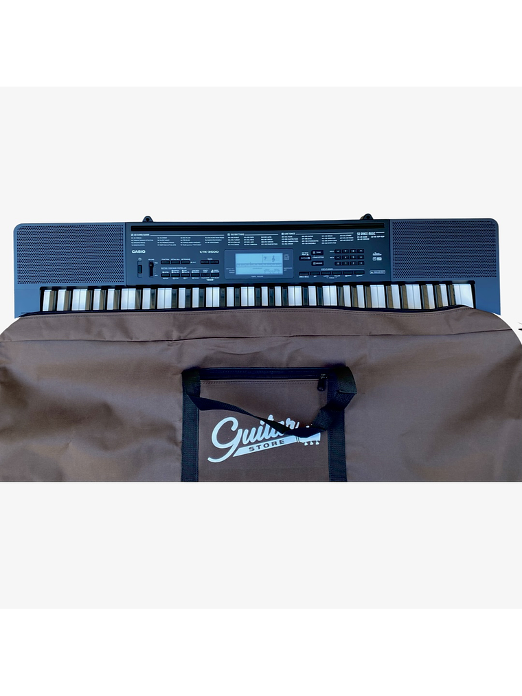 Funda Teclado 61 Teclas Color Café Guitarstore 2