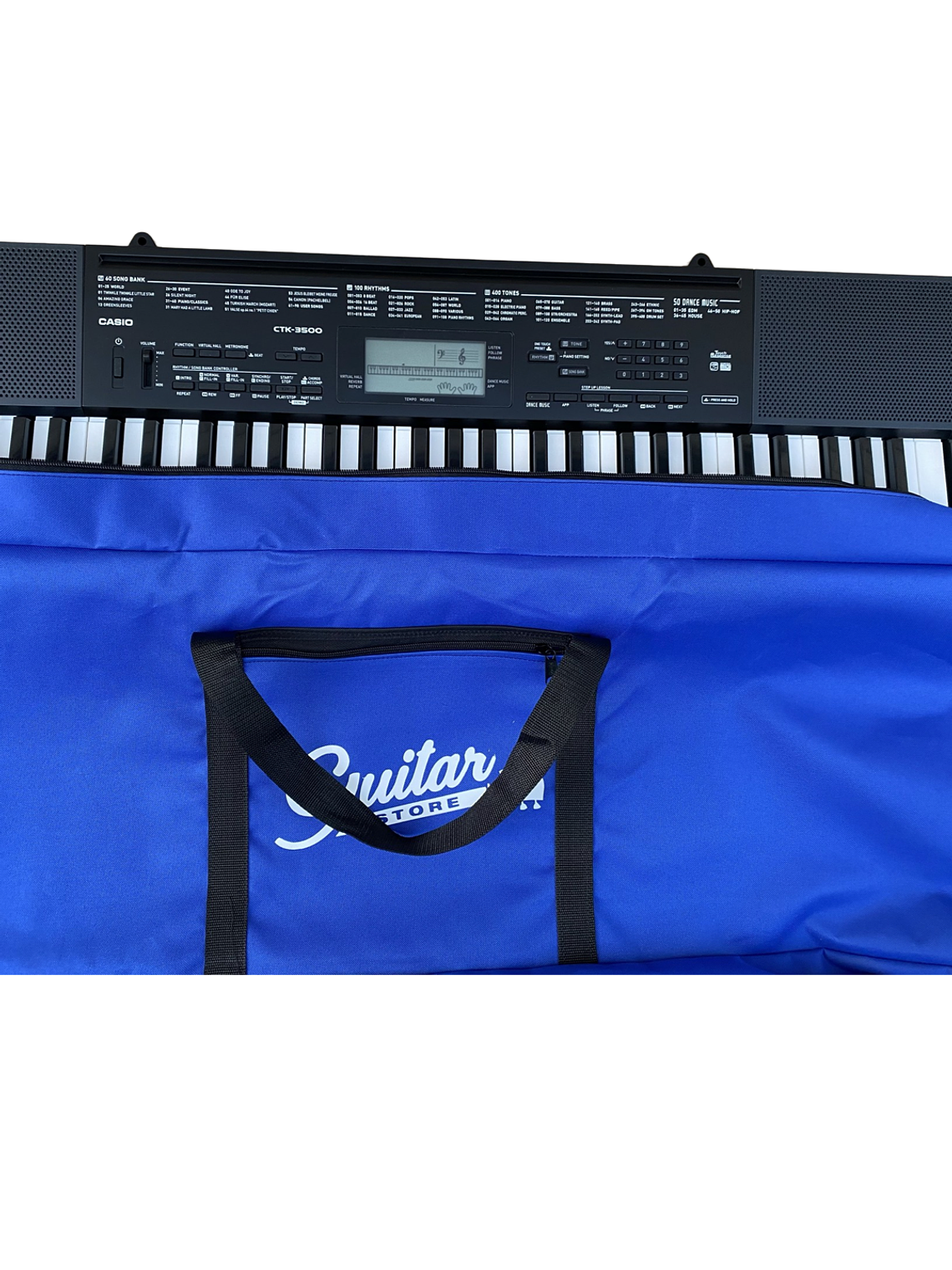 Funda Teclado 61 Teclas Color Azul Guitarstore 3