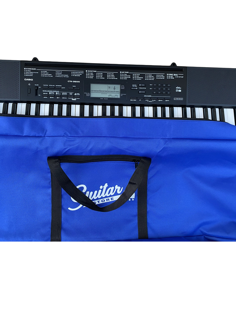 Funda Teclado 61 Teclas Color Azul Guitarstore 3